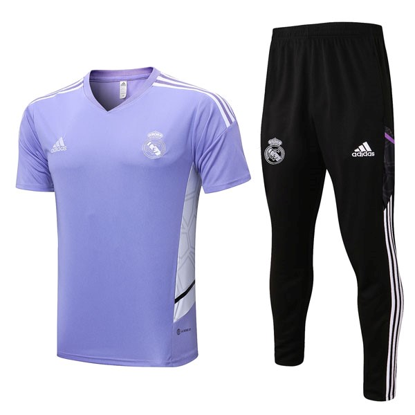 Trainingshirt Real Madrid Komplett Set 2022-23 Lila